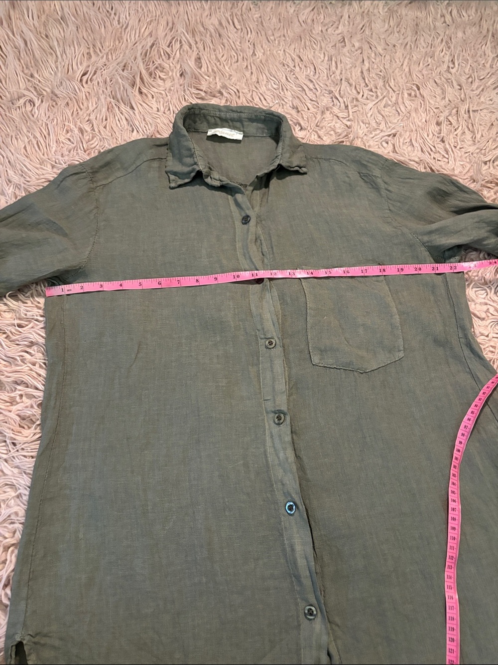 Planet Moda Italian Linen Shirt Dress - Picture 8 of 10